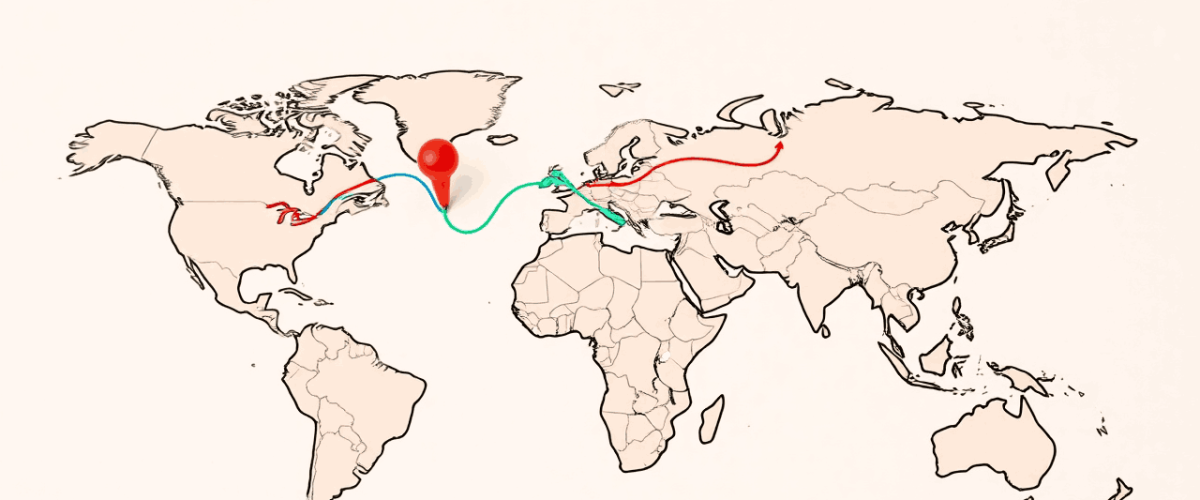 ابزار فاصلهیاب آنلاین در سایت onlinecompass.net