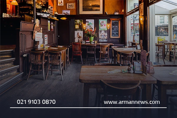 ۵. ایوان کافه؛ دنج، مینیمال و مدرن