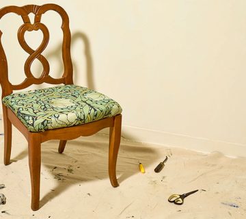 آموزش تشخیص کیفیت رویه‌کوبی صندلی ناهار خوری قبل از سفارش